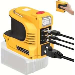 New Portable power inverter for Dewalt 20V Batteries,  - DC 20V to 110